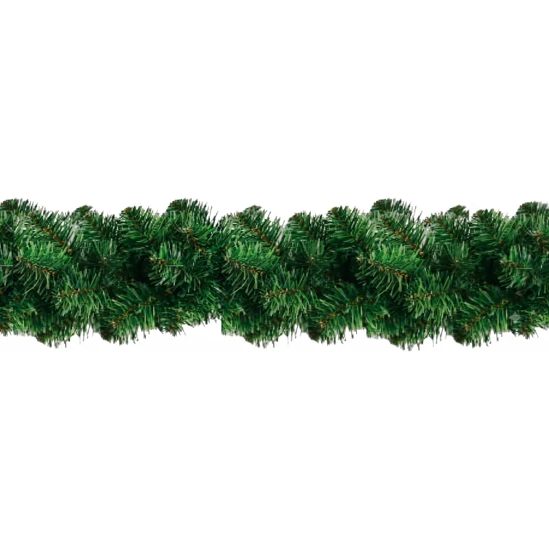 Guirlande sapin artificielle 270 cm - Ø 35 cm - Verte - 240 branches PVC - Image 2