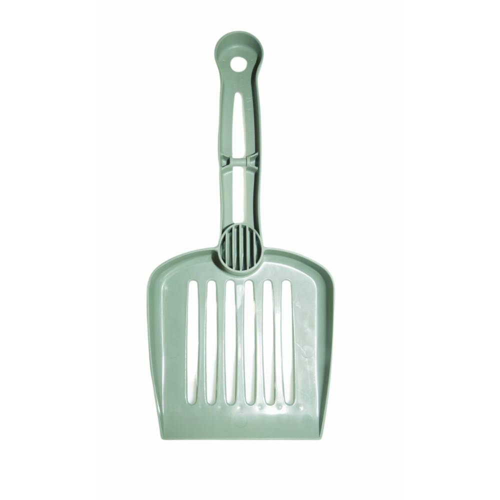Pelle à litière  25 cm, plastique recyclé vert, pour chat - Imagen 2