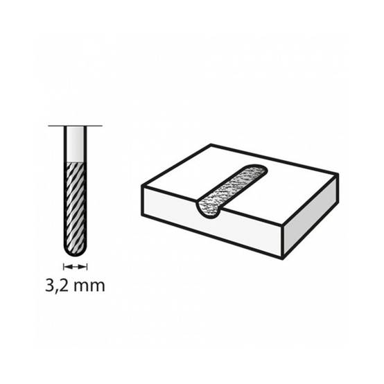 Fraise en carbure de tungstène à bout pointu 3,2mm DREMEL - Image 2