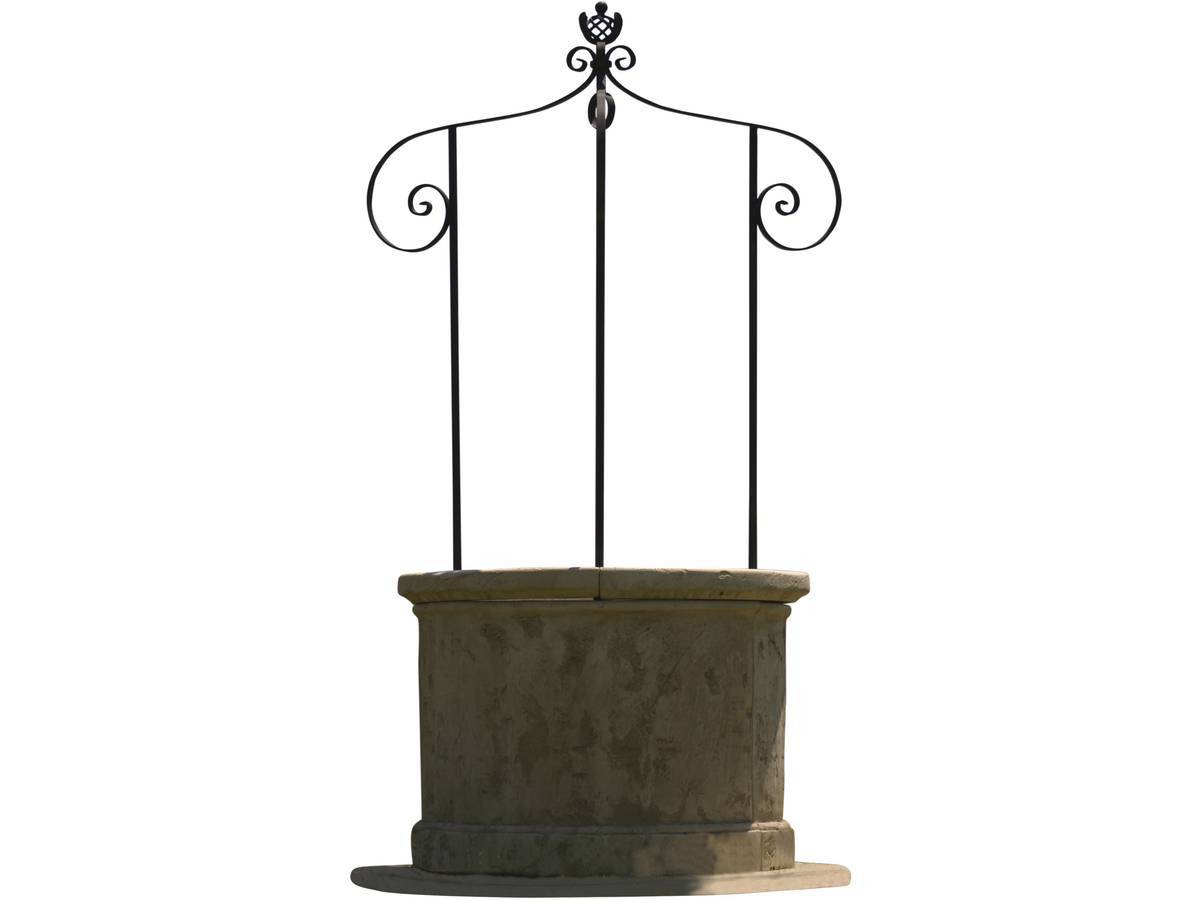 Habitat Et Jardin - Puits De Jardin -  Diamètre 120 X 210 Cm - Hauteur Du Corps En Pierre : 78 Cm - Diamètre Intérieur 77 Cm -habitat Et Jardin - Imagen 1