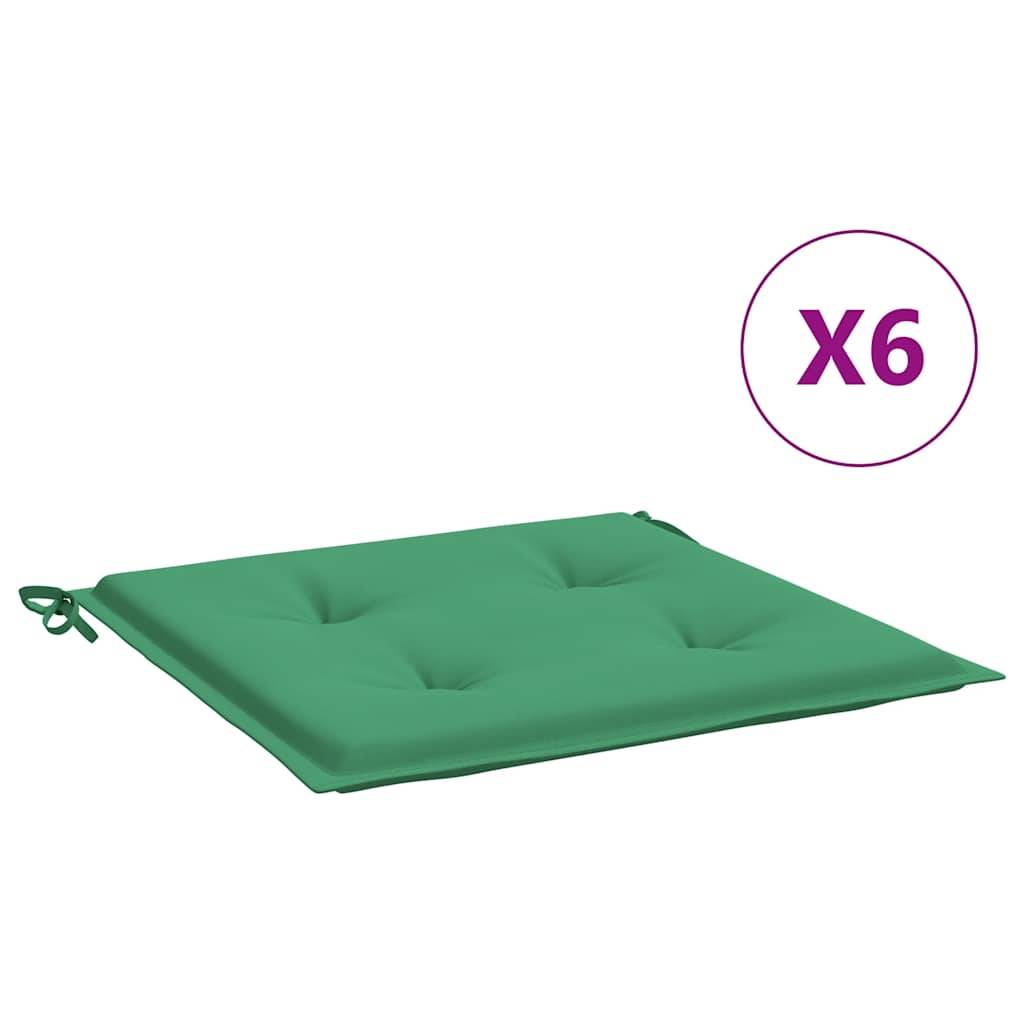 PANGIVO - Coussins de chaise de jardin tissu oxford vert 40 x 40 x 4 cm - PANGIVO - Image 2