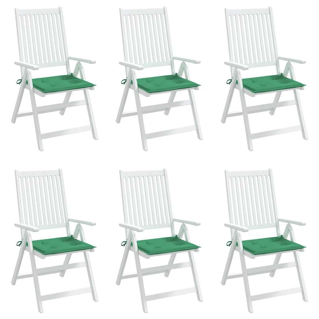 PANGIVO - Coussins de chaise de jardin tissu oxford vert 40 x 40 x 4 cm - PANGIVO - Image 4