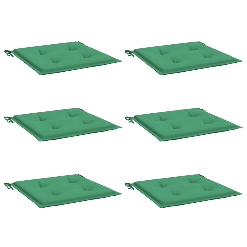 PANGIVO - Coussins de chaise de jardin tissu oxford vert 40 x 40 x 4 cm - PANGIVO - Image 3