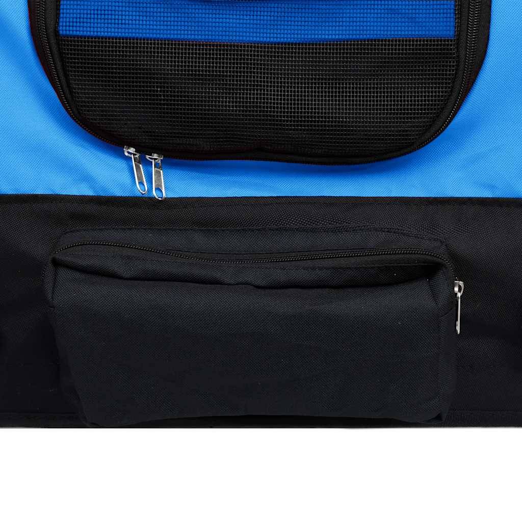 Vidaxl - Remorque de vélo pour chiens et poussette 2-en-1 bleu et noir vidaXL 92438 - Imagen 6