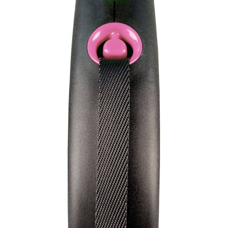 Flexi - Laisse Black Design S Tape 5m black/ pink FU12T5-251-S-CP Flexi - Image 2