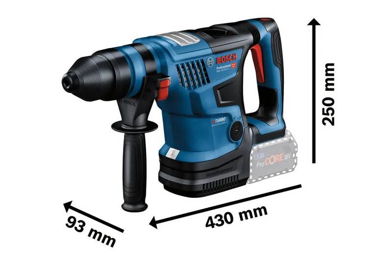 Bosch - Perforateur BOSCH BITURBO GBH 18V-34 CF - SDS-Plus - Sans batterie, ni chargeur - 0611914001 - Image 2