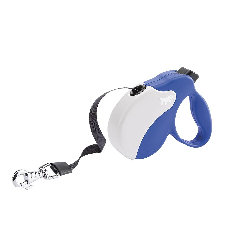 Ferplast - Ferplast Laisse Chien Enrouleur AMIGO MINI, laisse pour petits chiens jusqu'à 12 Kg. Sangle Extensible max 3 m. Bouton de verrouillage et de - Imagen 1