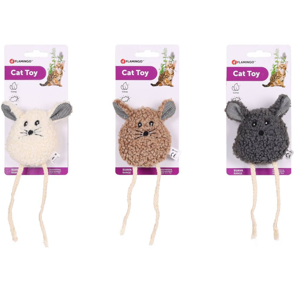 1 souris SUAVA .20 cm. jouet pour chat. couleur aléatoire. - Imagen 6