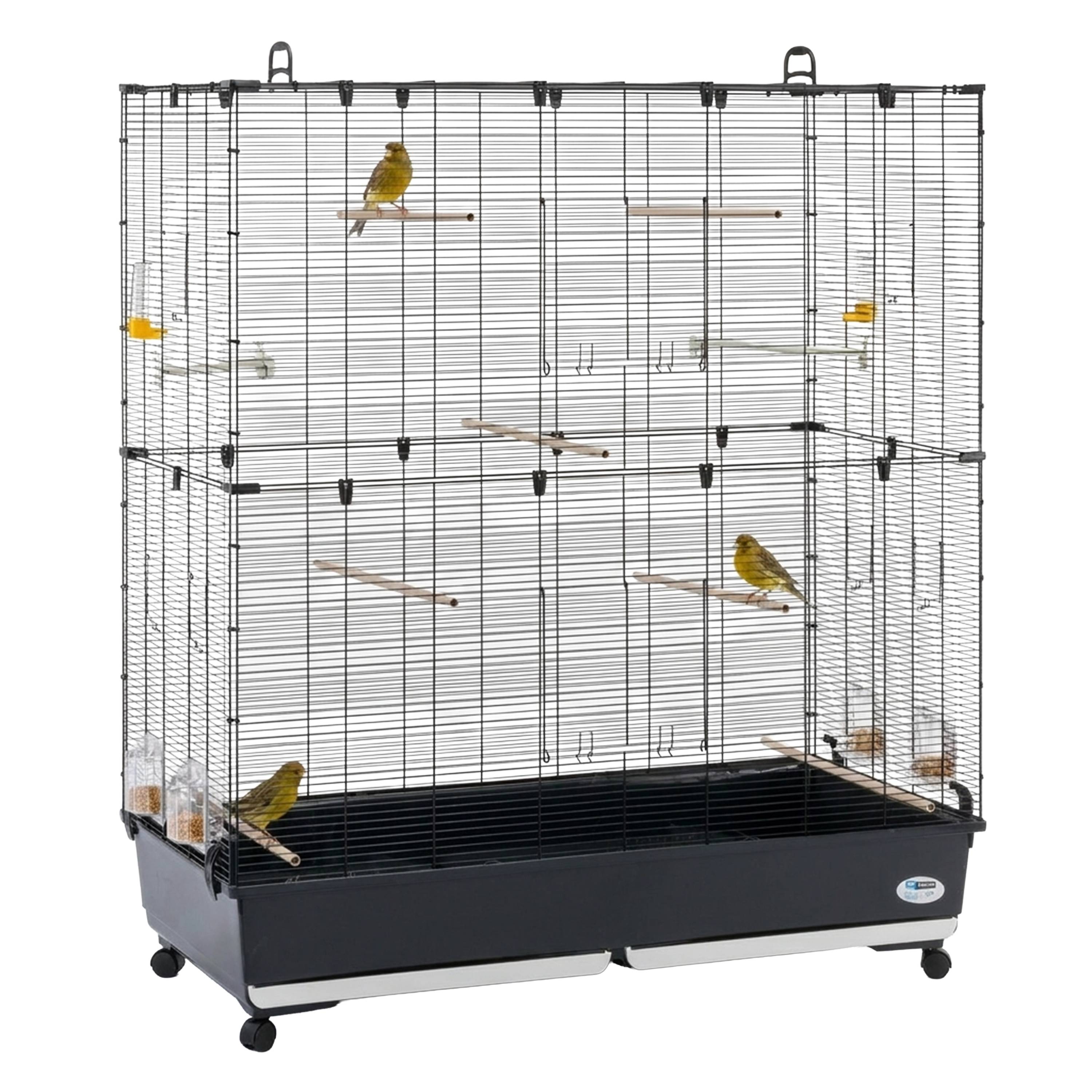 Ferplast - Ferplast Volière Cage à Oiseaux PLANETA LARGE Grande Cage pour Canaris, Pinsons, Perruches Ondulées, Inséparables, Métal, Accessoires inclus - Image 4