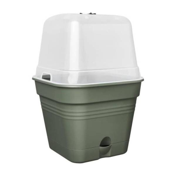 Elho - Elho Green Basics Pot De Cult Car Allin1 30 - Vert - ø 30 X H 25 Cm - Culture Et Récolte - 100% Recyclé - Imagen 2