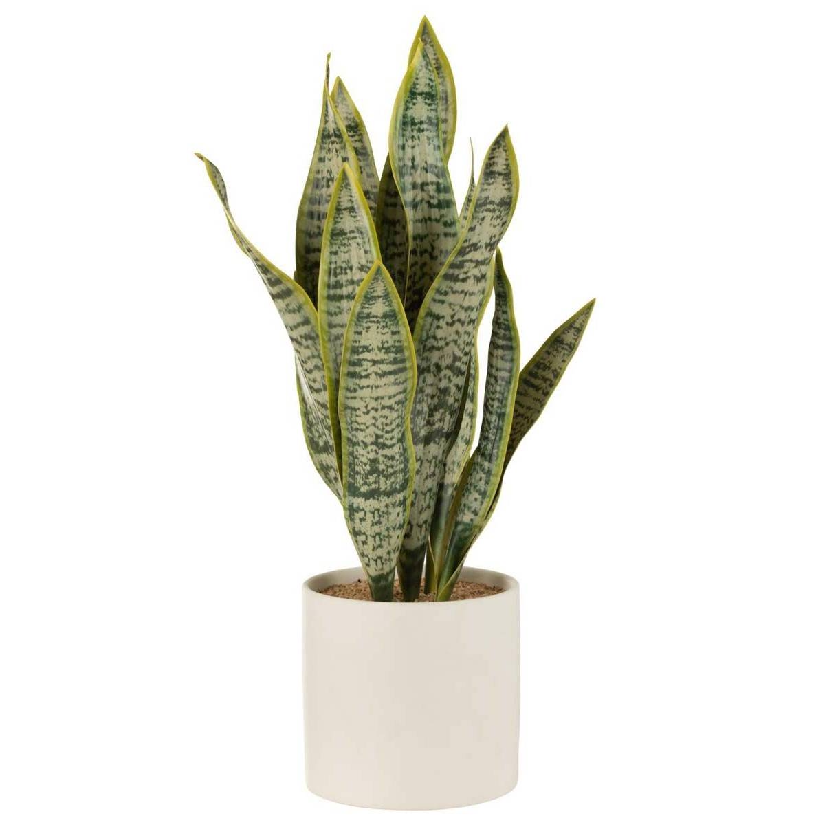 Plante Artificielle en Pot "Sansevieria" 60cm Vert - Image 1