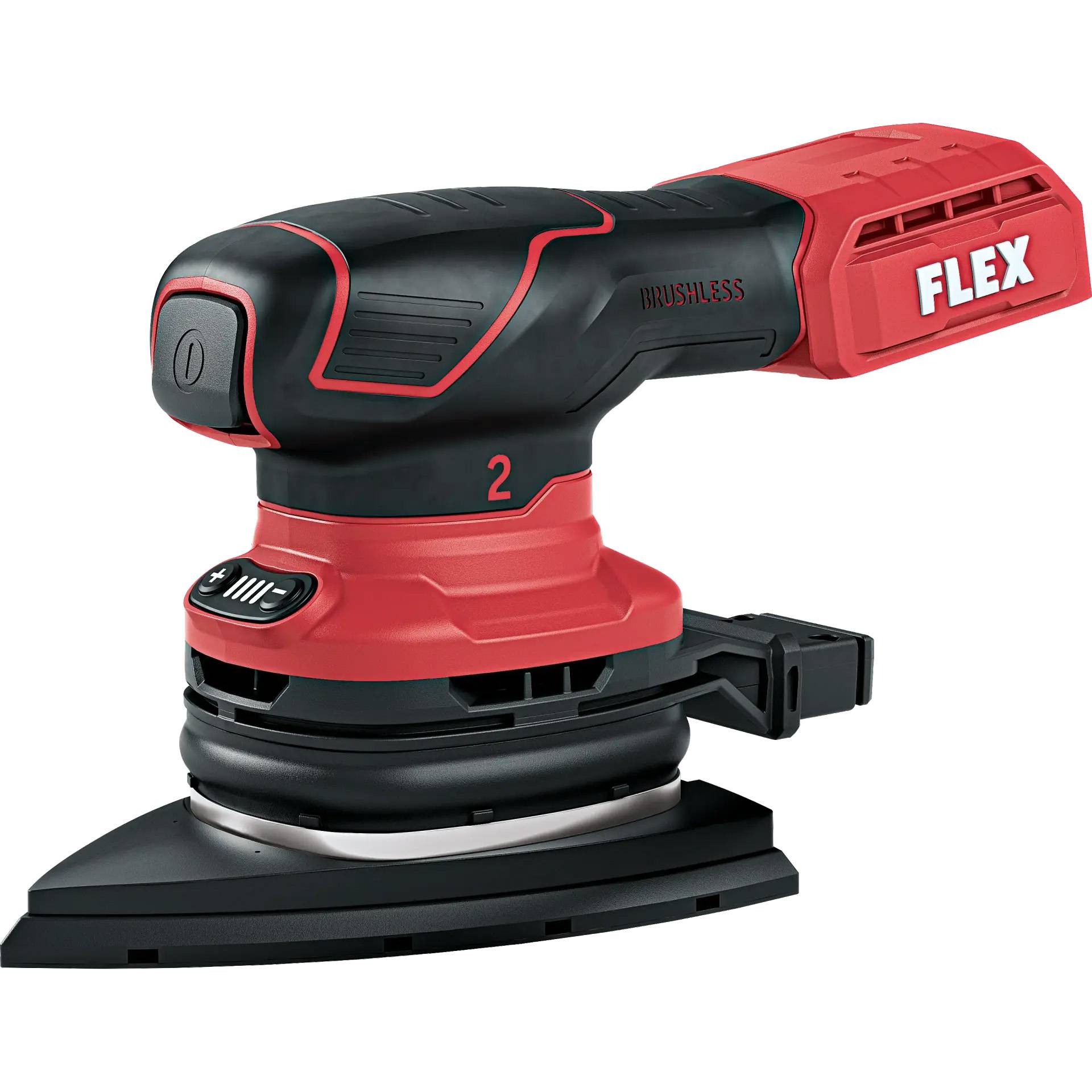 Ponceuse delta sur batterie avec réglage de la vitesse de rotation 18 V - FLEX - sans batterie, ni chargeur - 532087