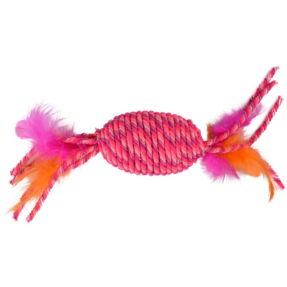 rouleau BIBI rose 29 cm Jouet pour chat