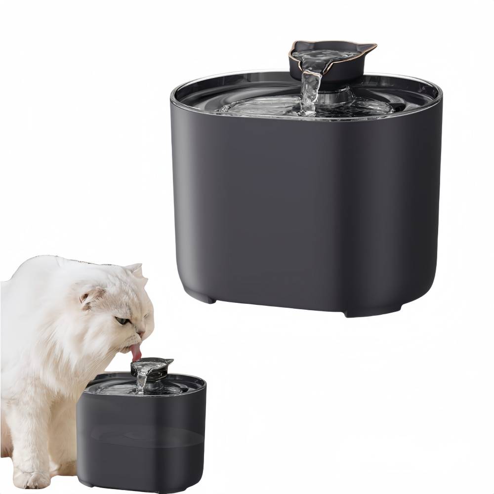 IntiMeg - Fontaine à eau pour animaux de compagnie Noir IntiMeg - Image 1