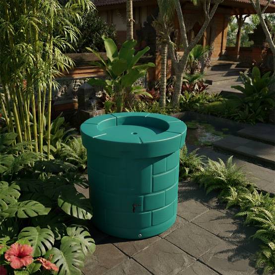 Récupérateur d'eau de pluie 340l + kit complet - plast'up rotomoulage - Image 4