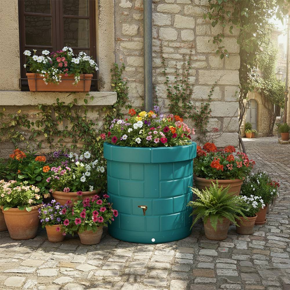 Récupérateur d'eau de pluie 340l + kit complet - plast'up rotomoulage - Image 2