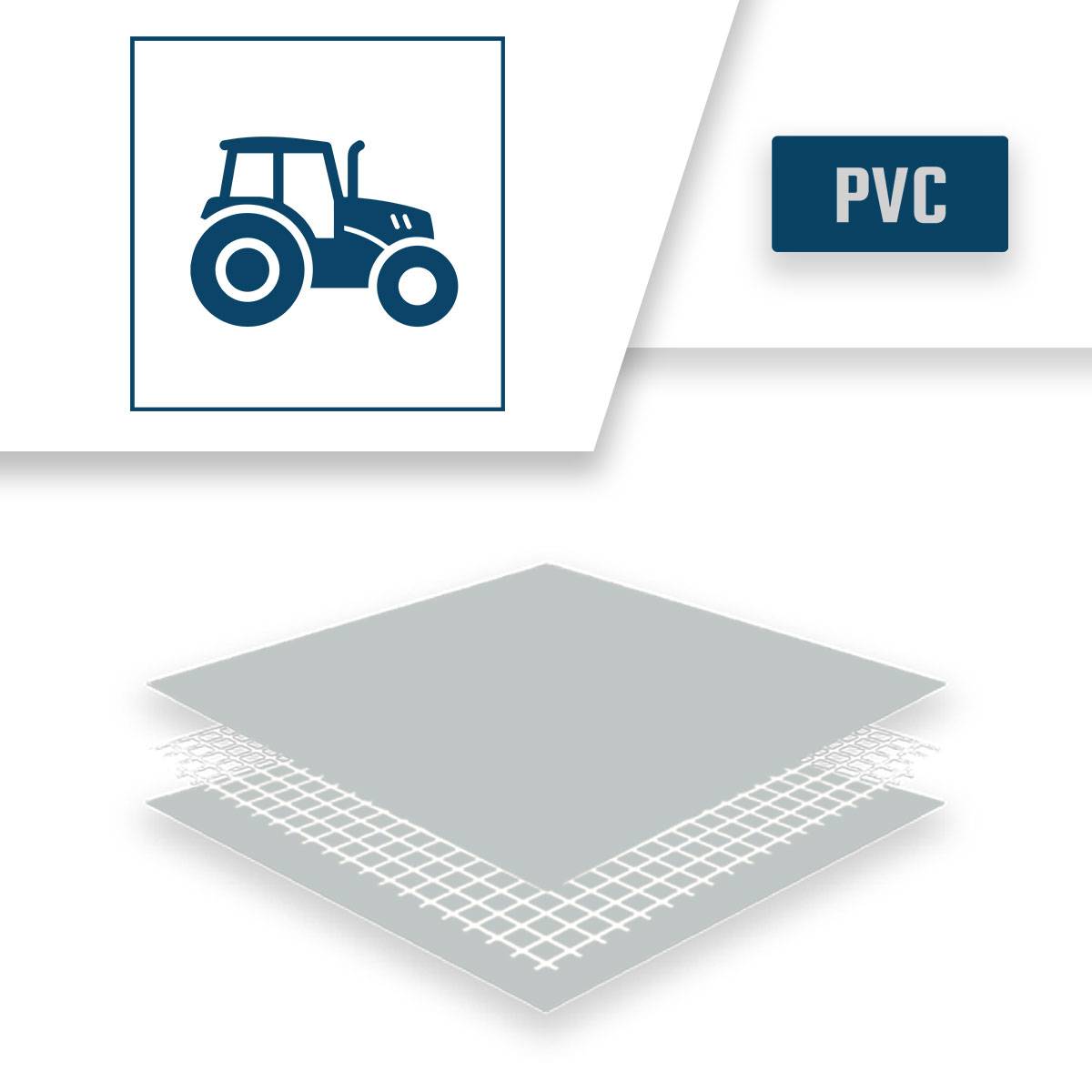Bâche Agricole 3,8x9 m SP400AG - Garantie 5 ans - Bâche Armée Transparente étanche - Anti-UV - Made in France TECPLAST - Imagen 4