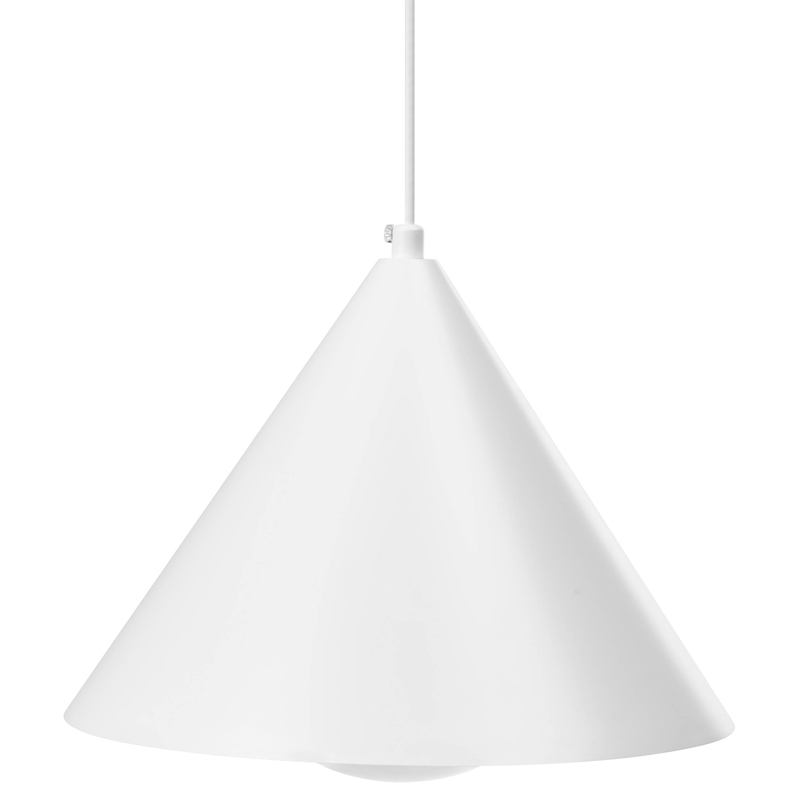 Beliani - Lampe suspension Métal Blanc LEYRE - 24x24x156- Beliani - Image 2