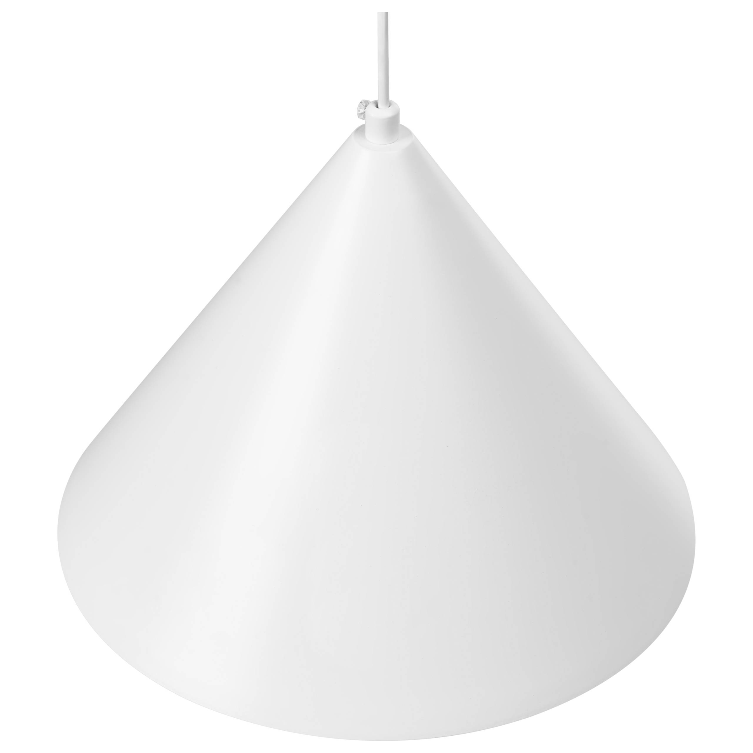 Beliani - Lampe suspension Métal Blanc LEYRE - 24x24x156- Beliani - Image 5