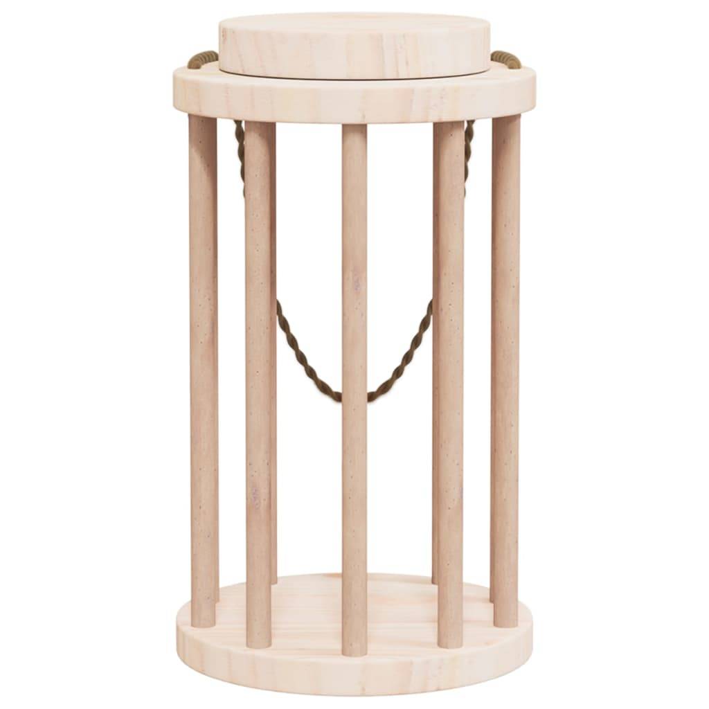 Distributeur Foin Lapin Bois Sapin Rond 15x25,5cm Naturel - ComfortXL Outdoor Living - Image 3