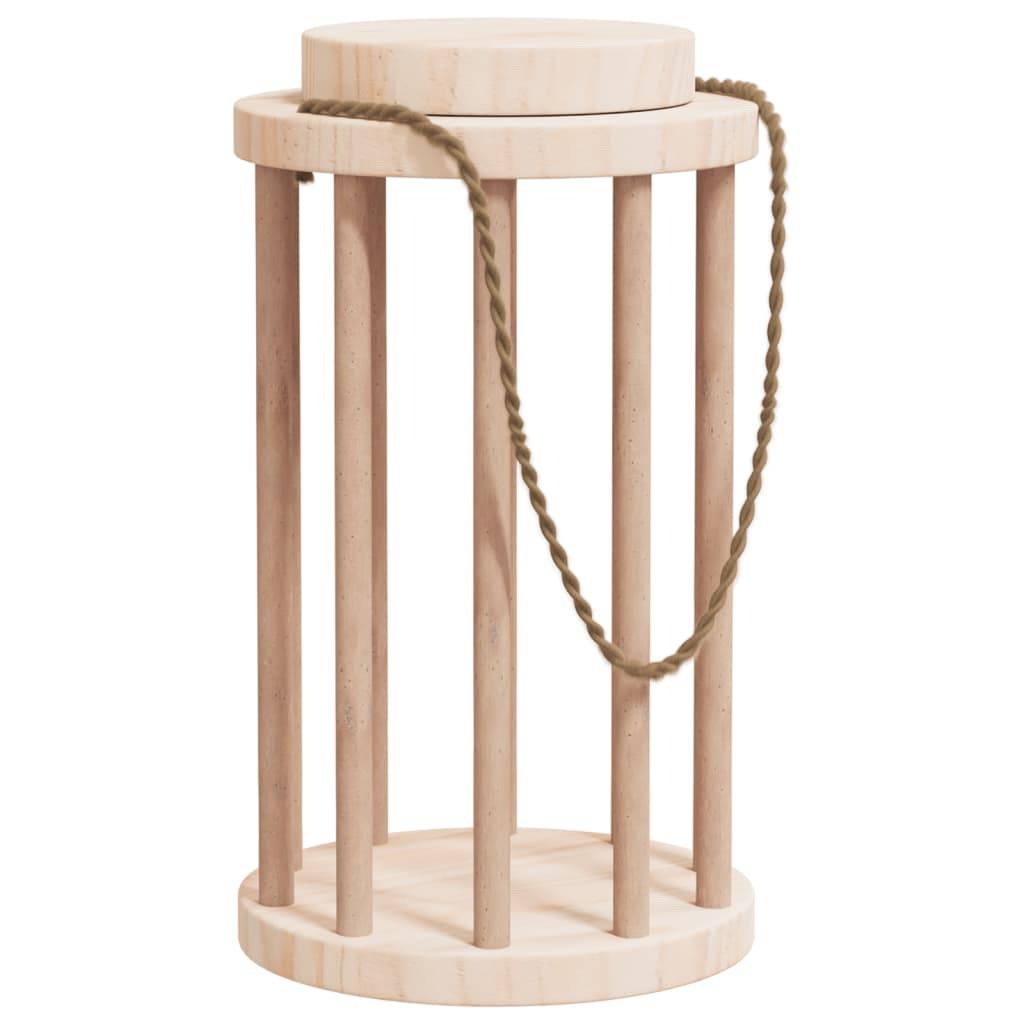 Distributeur Foin Lapin Bois Sapin Rond 15x25,5cm Naturel - ComfortXL Outdoor Living - Image 2