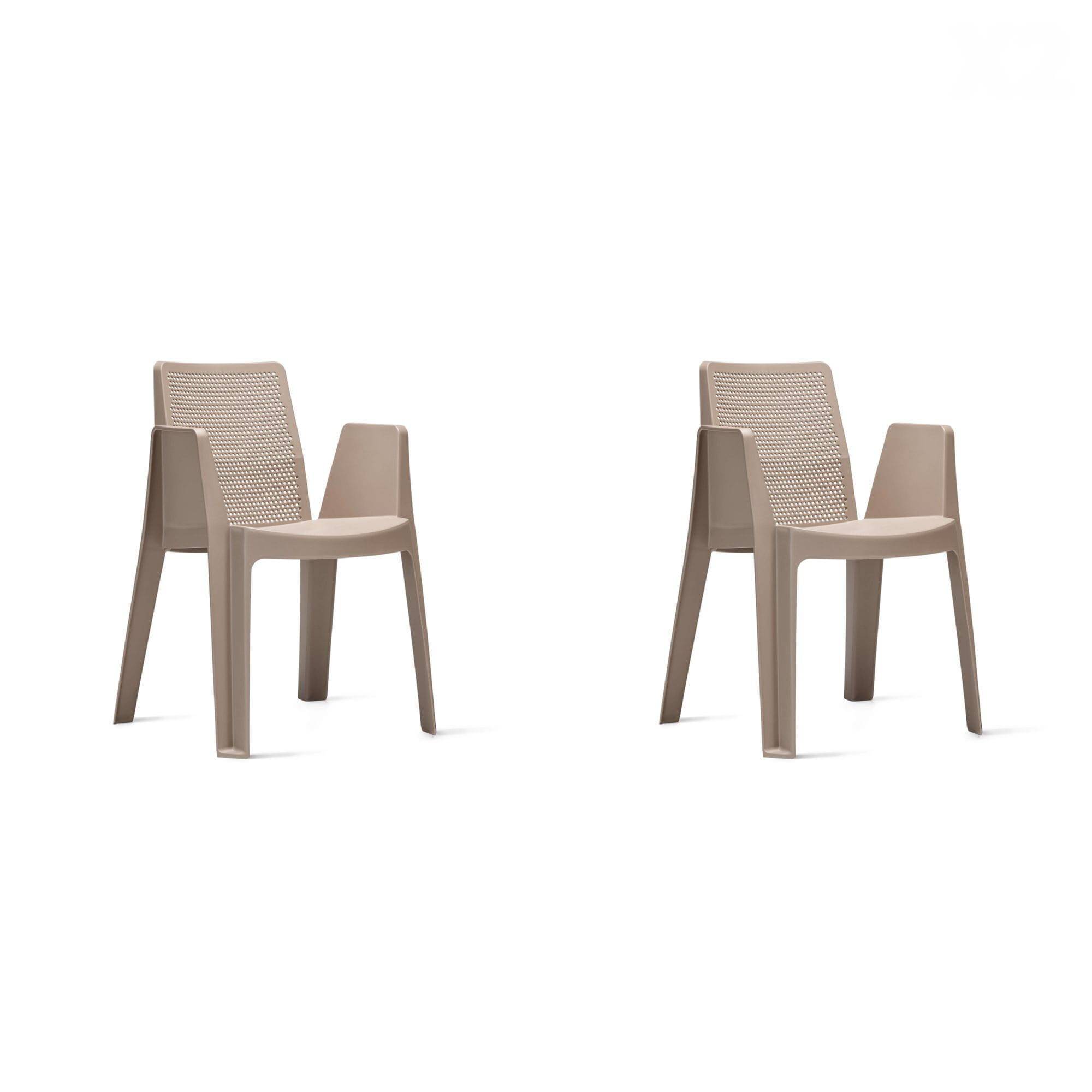Garbar - Fauteuils Play garbar plastique beige (Lot de 2) - Image 1