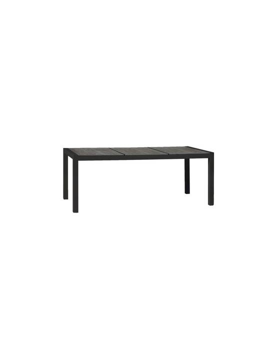 Dcb Garden - Table Jardin Venise Céramique Et Aluminium Gris Anthracite - Dcb Groupe - Decochine - Image 1