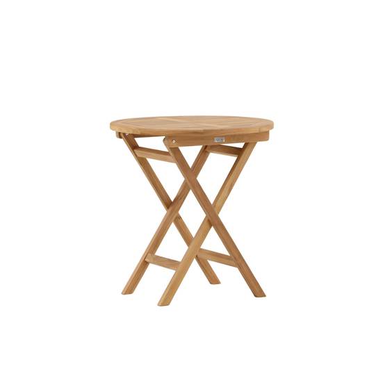 Table de Jardin Ronde en Teck "Kenya" 70cm Naturel - Image 6