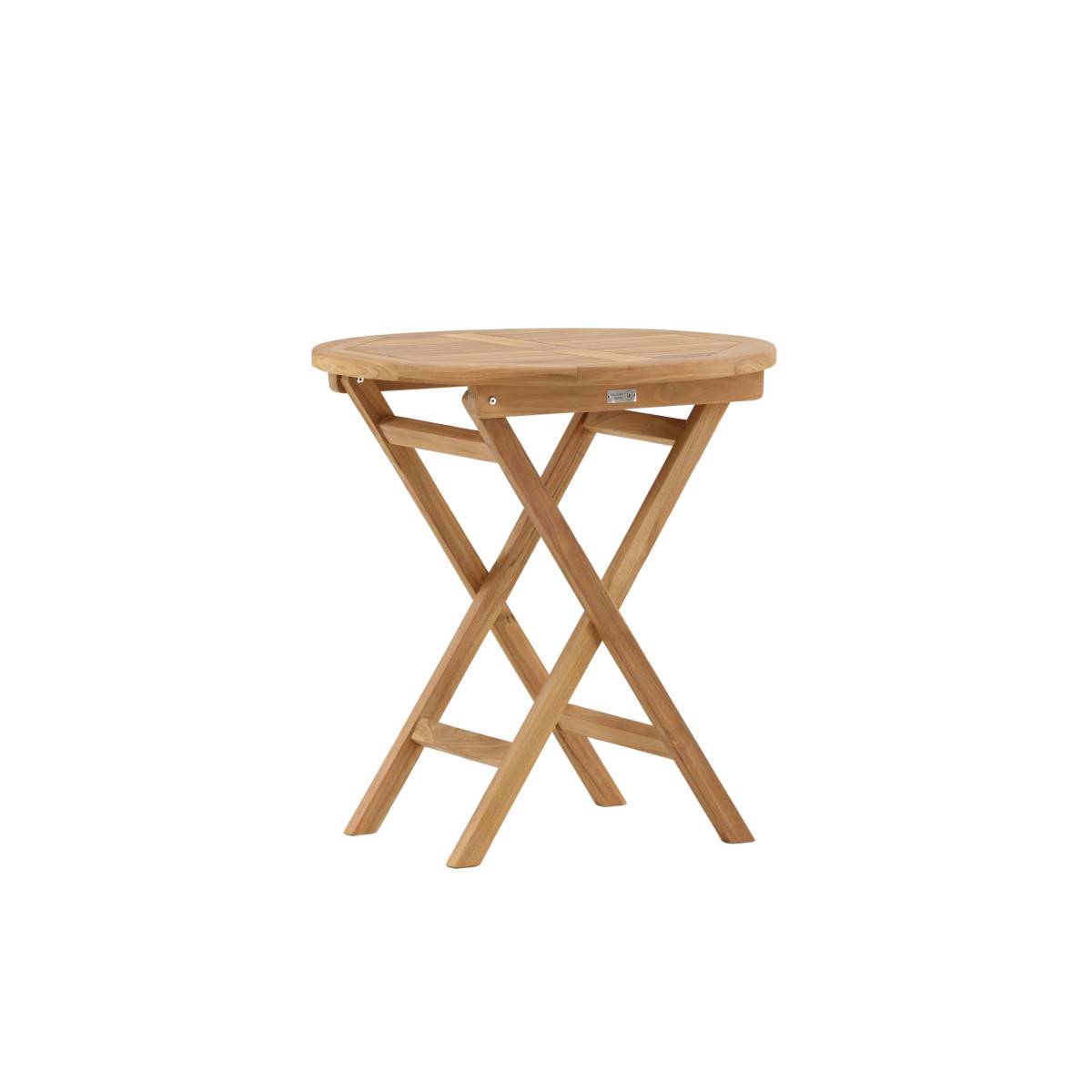 Table de Jardin Ronde en Teck "Kenya" 70cm Naturel - Image 6