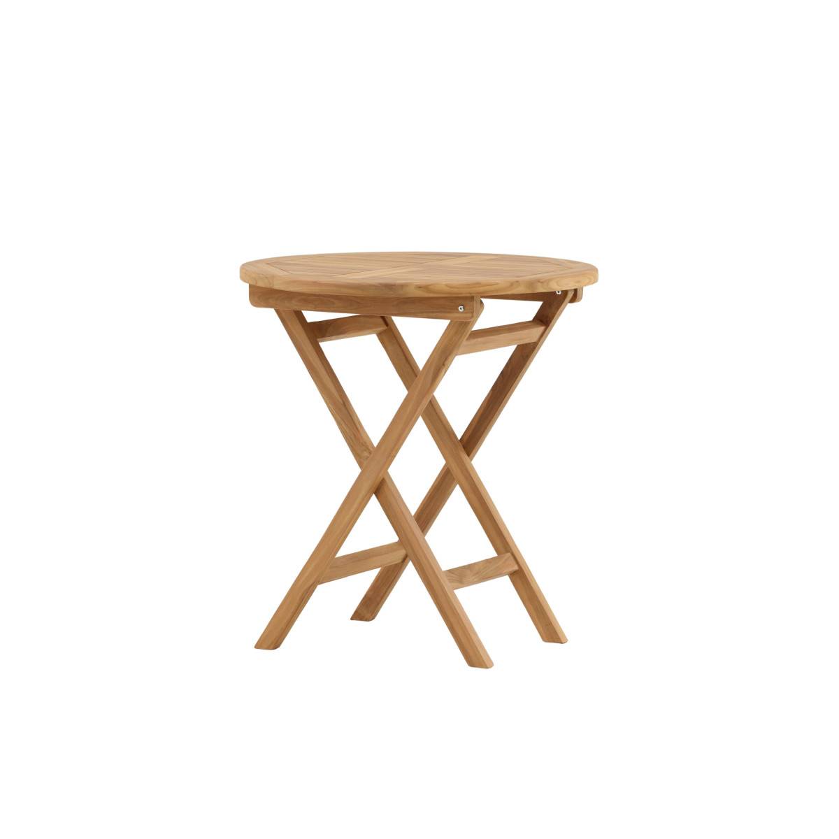 Table de Jardin Ronde en Teck "Kenya" 70cm Naturel - Image 3