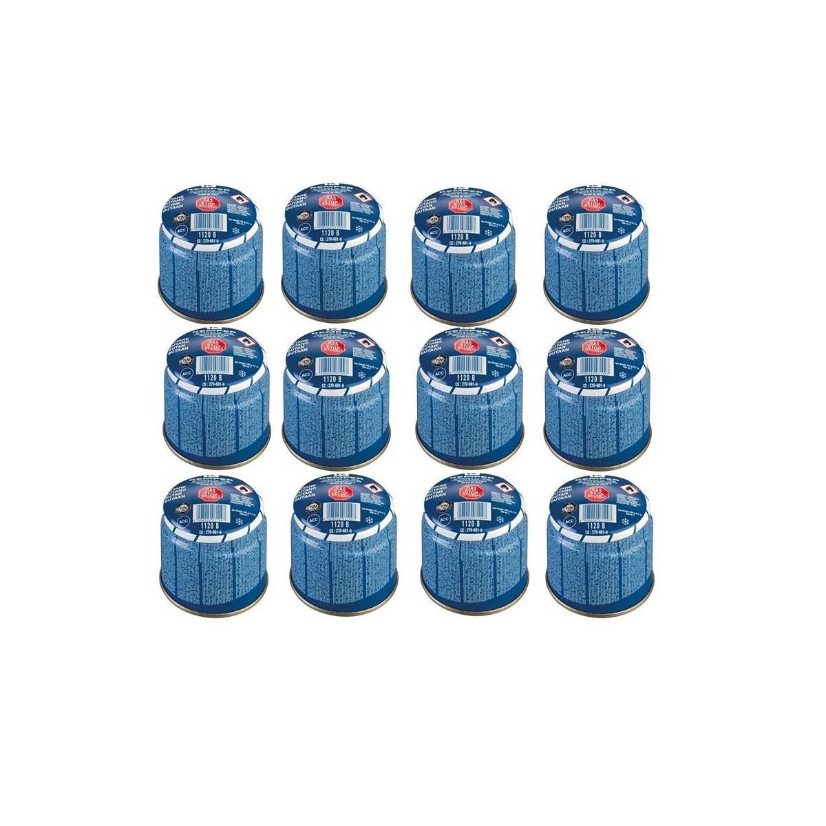 Pack de 12 Cartouches de gaz 190g Perçable Butane KEMPER - Imagen 1