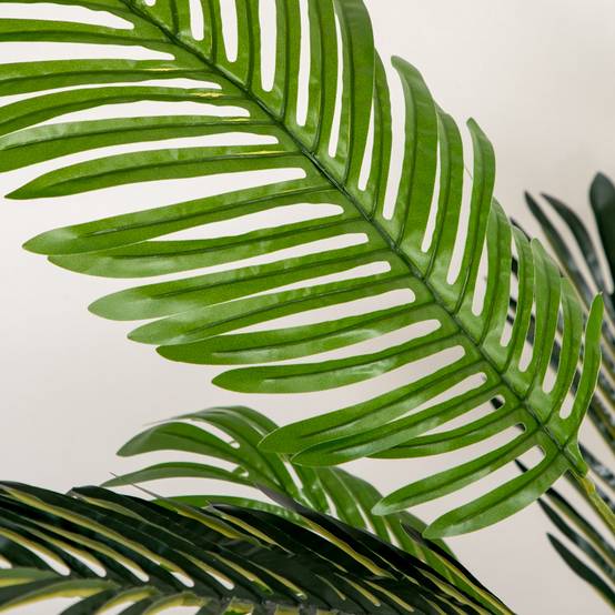 Plante Artificielle Palme Plastique Intérieur Sans Entretien 150cm Vert - ComfortXL Outdoor Living - Image 10