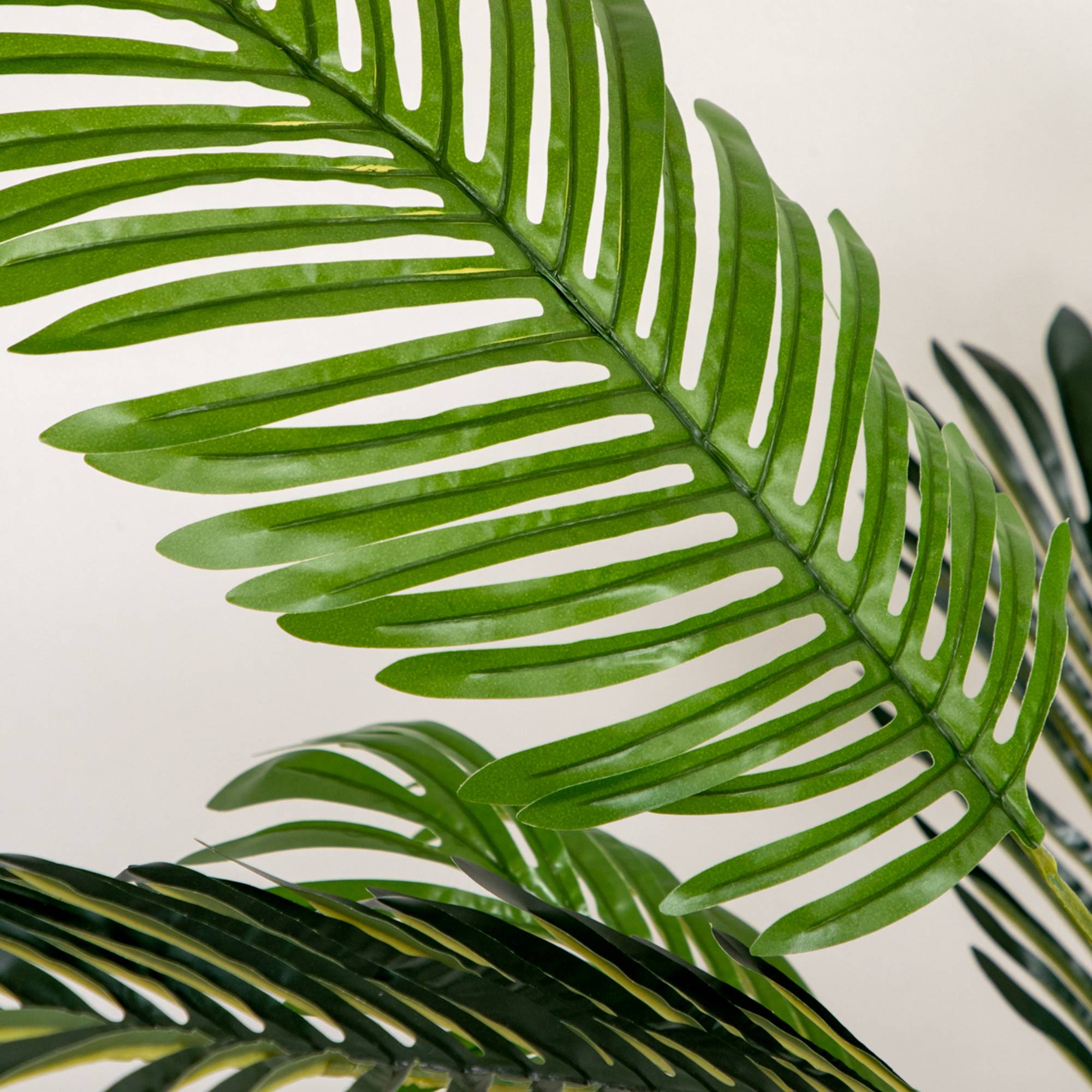 Plante Artificielle Palme Plastique Intérieur Sans Entretien 150cm Vert - ComfortXL Outdoor Living - Image 10