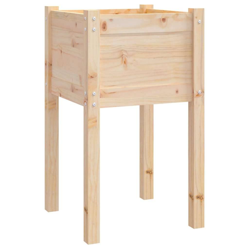 Vidaxl - Jardinière d'extérieur 50x50x70 cm bois de pin massif vidaXL 810799 - Image 2