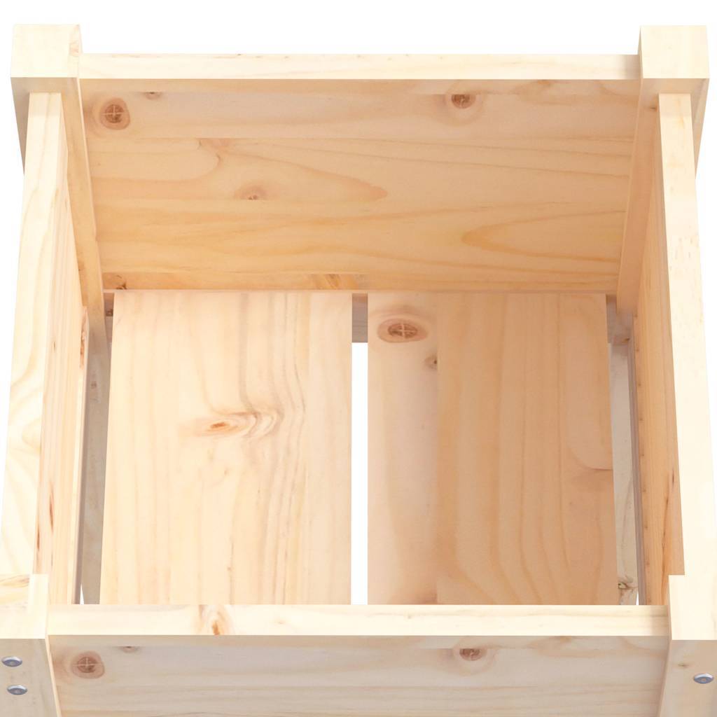 Vidaxl - Jardinière d'extérieur 50x50x70 cm bois de pin massif vidaXL 810799 - Image 6