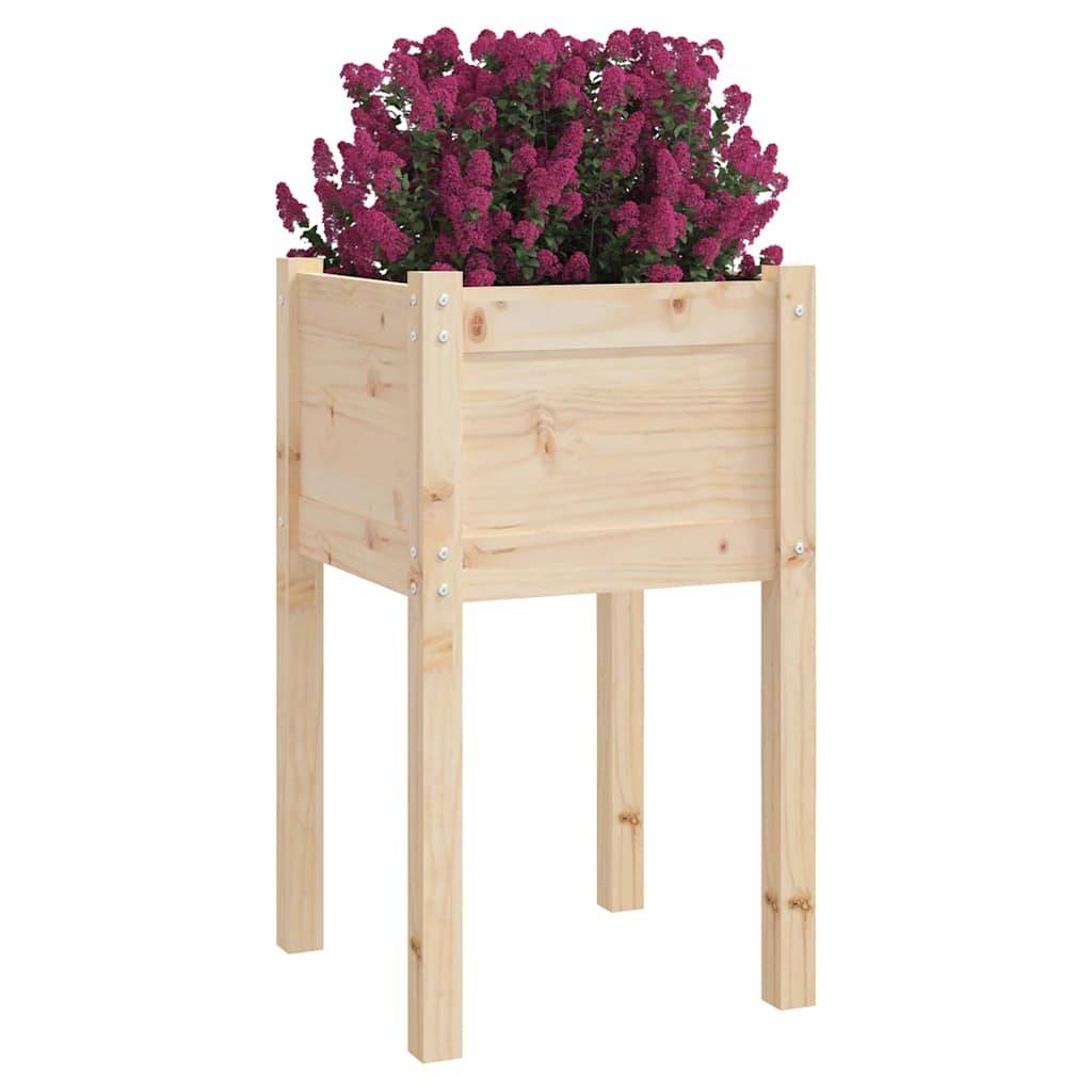 Vidaxl - Jardinière d'extérieur 50x50x70 cm bois de pin massif vidaXL 810799 - Image 4