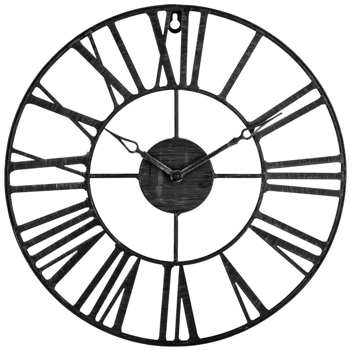 Atmosphera - Horloge vintage métal noir D37cm - Atmosphera Créateur d'intérieur - Imagen 1