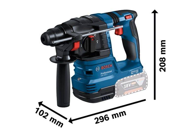 Bosch - Perforateur SDS+ 18V GBH 18V-22 (machine seule) | 0611924000 - Bosch - Image 3