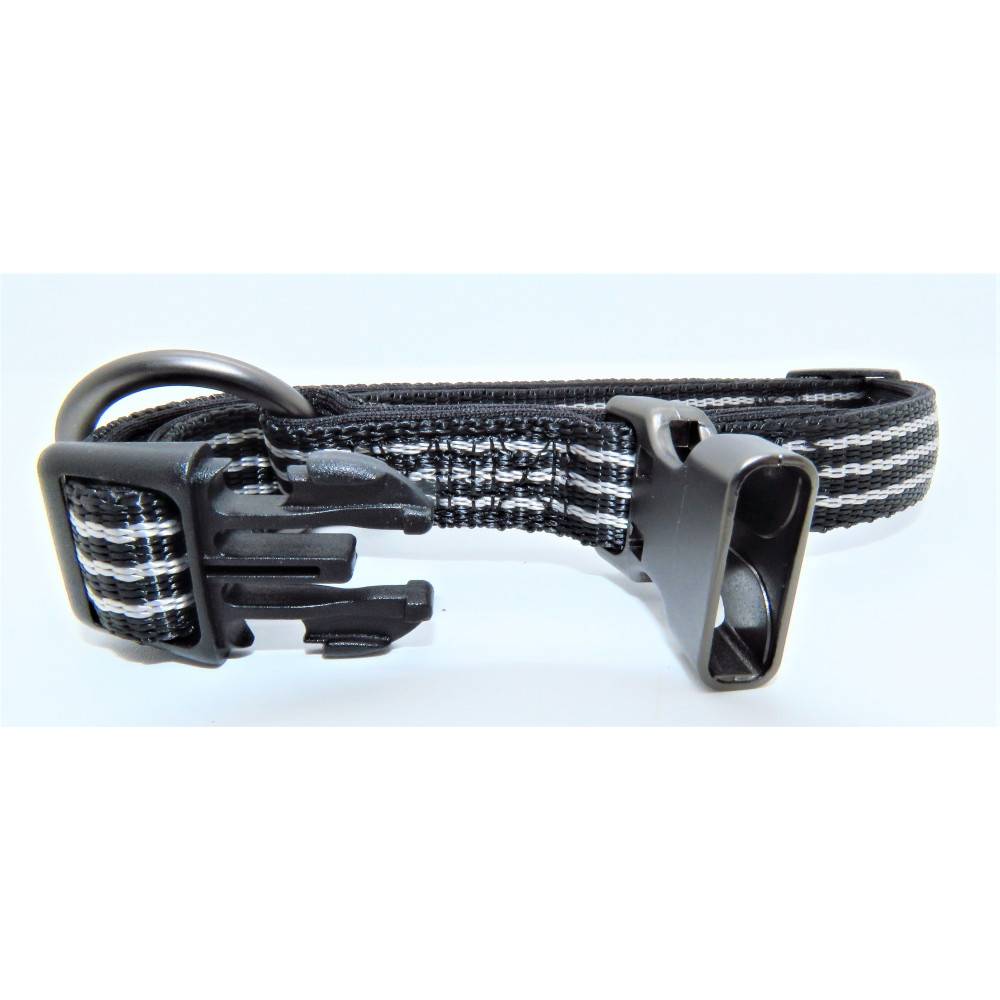 Collier Jannu noir réglable de 30 à 45 cm 15 mm taille M pour chien - Imagen 6