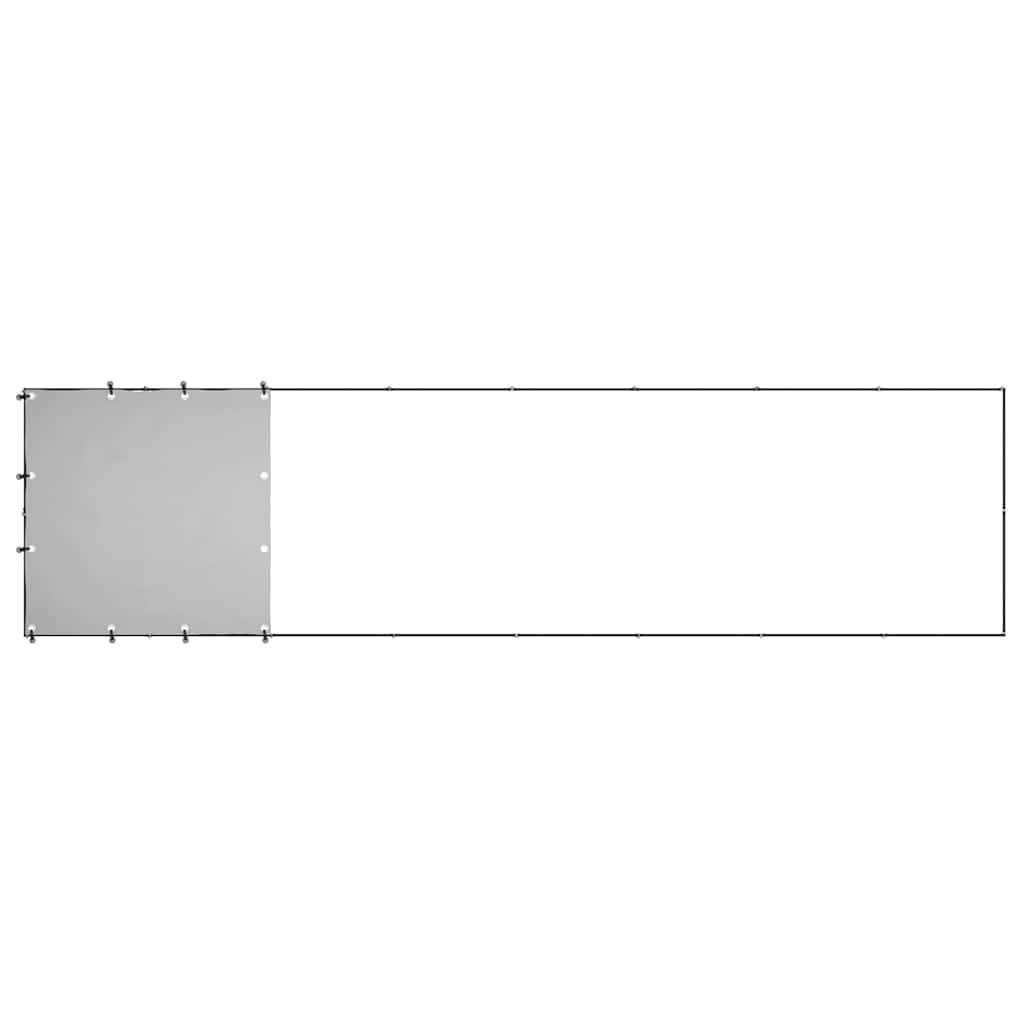 Vidaxl - Chenil Noir 4,84 m² Acier vidaXL 3082200 - Imagen 7