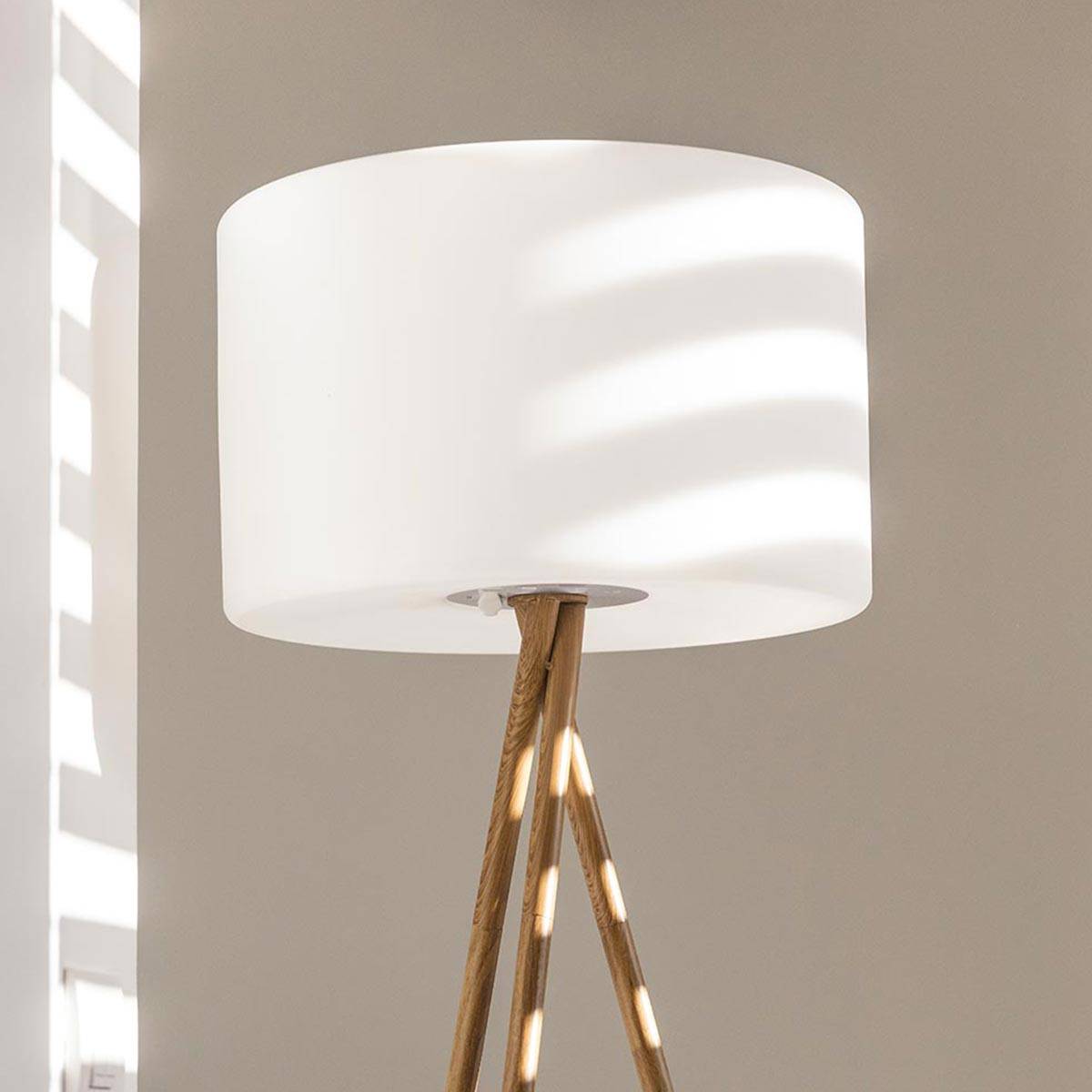Lumisky - Lampadaire d'extérieur sans fil TAMBOURY WOOD RGB H150cm - Imagen 4