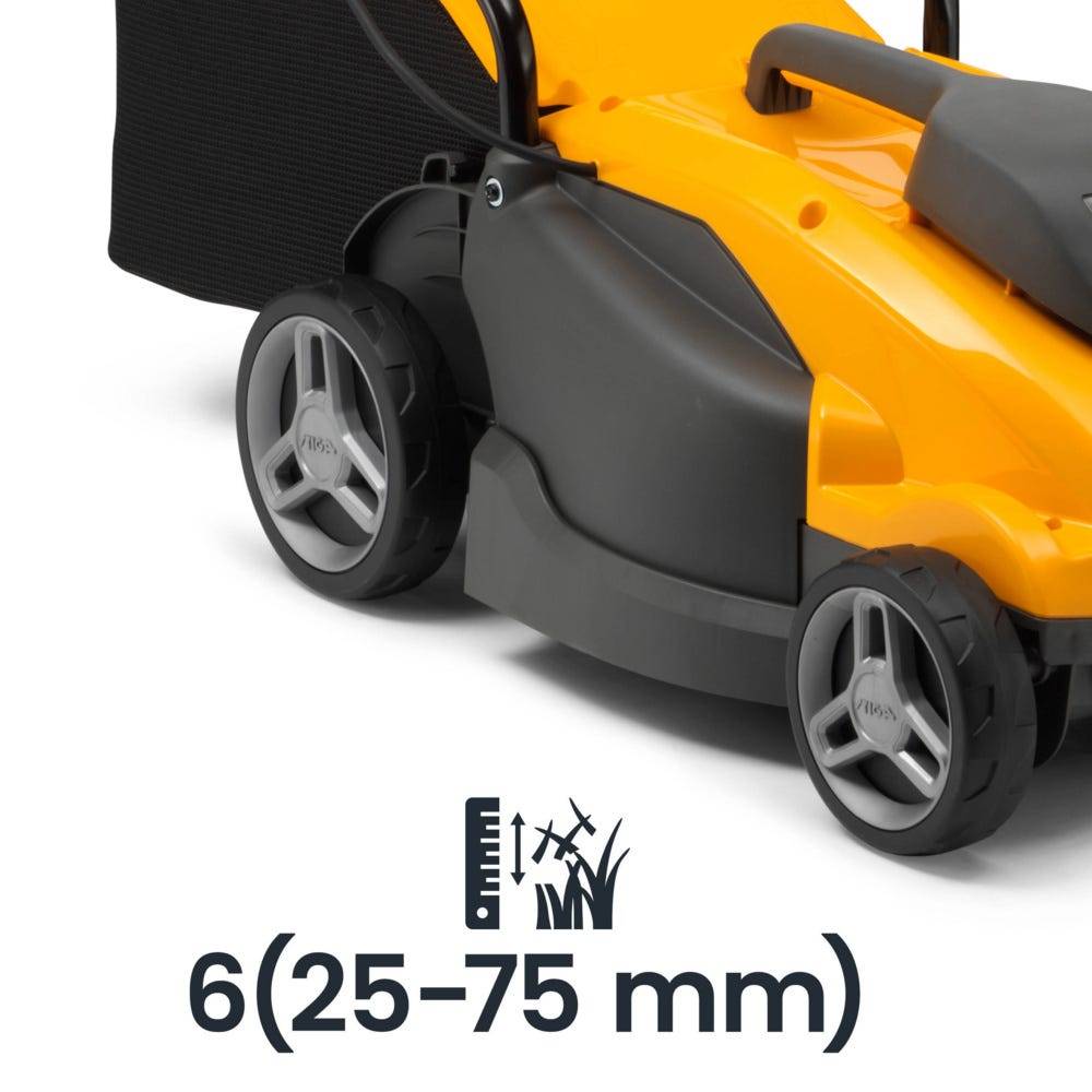 Stiga - Tondeuse Combi 336c, 1400 W, collecteur 35 L, largeur 34 cm - STIGA - Imagen 8
