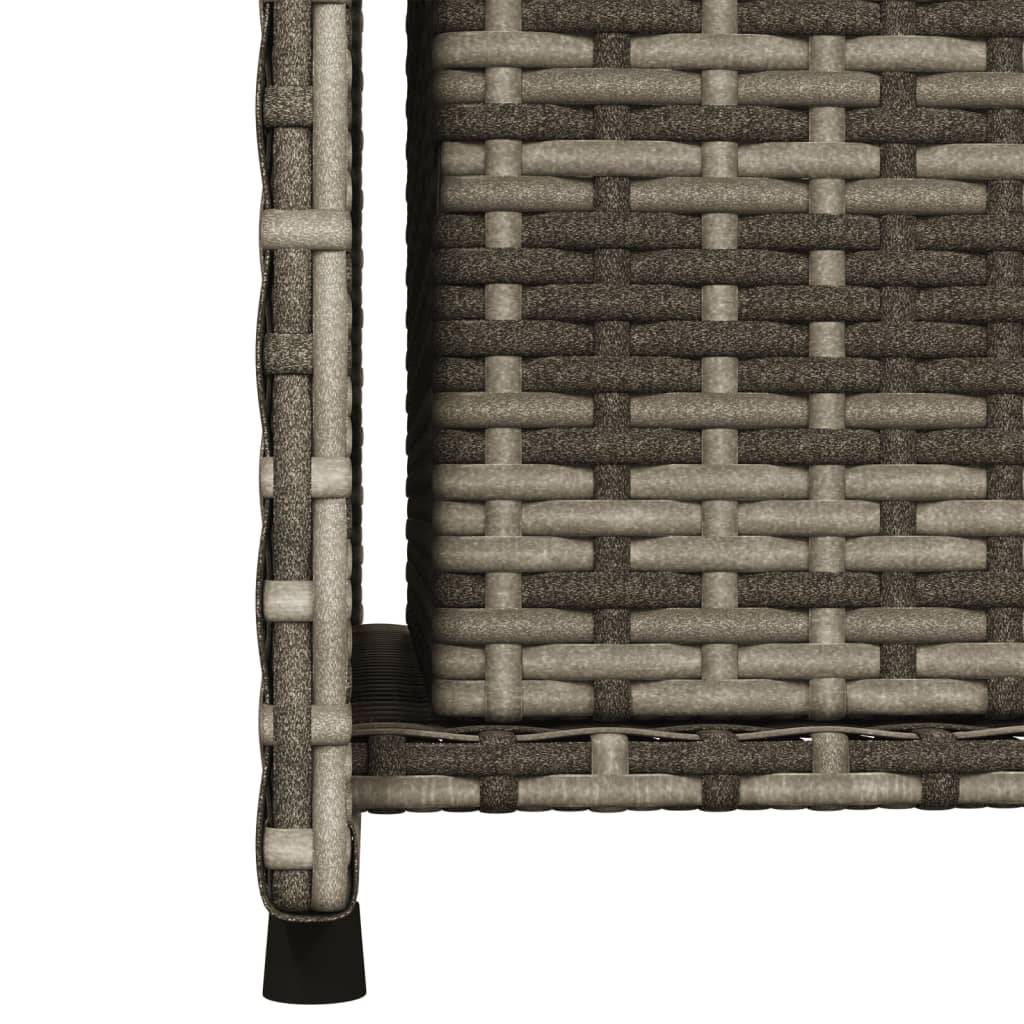 Armoire Extérieur Résine Tressée 2 Étagères 1 Tiroir pour Terrasse Gris 50x55x115 cm – ComfortXL Outdoor Living - Image 10