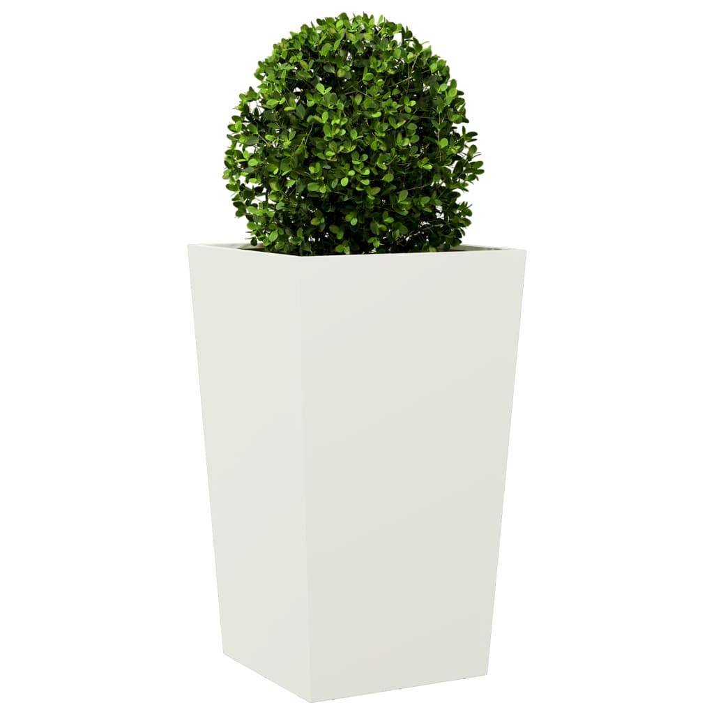 Jardinières acier blanc 45 x 45 x 75 cm - PANGIVO - Image 4