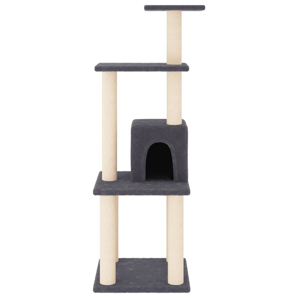 Vidaxl - Arbre à chat avec griffoirs en sisal Gris foncé 105 cm vidaXL 171468 - Imagen 7