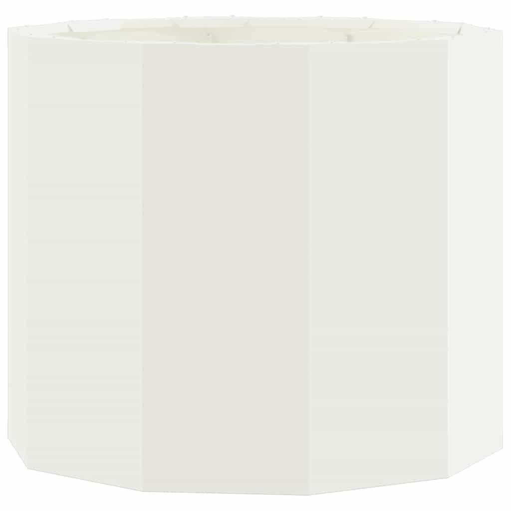 Jardinière Acier Blanc 60 x 60 x 50 cm - PANGIVO - Image 2
