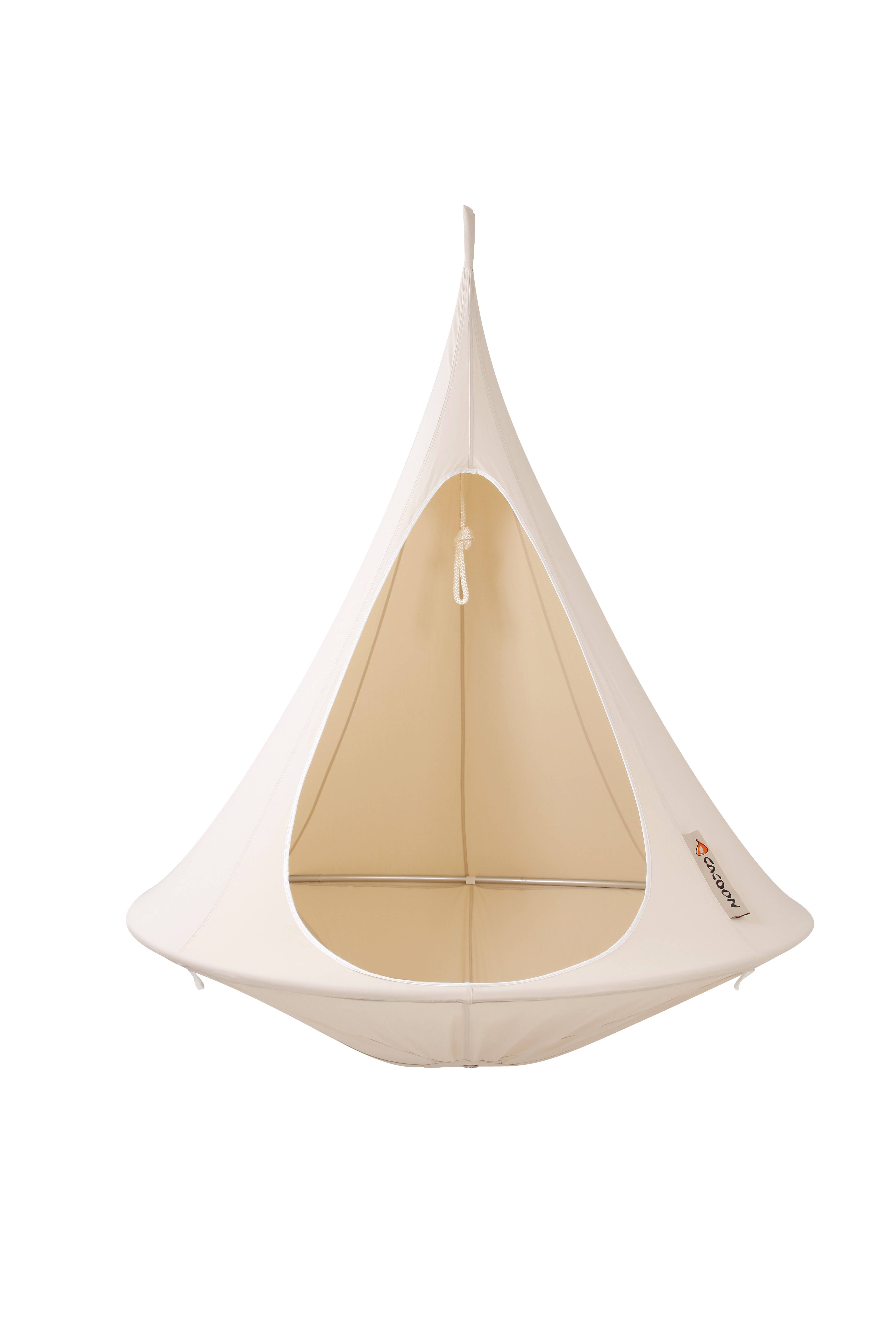 Couleurs du monde - Cacoon Single - Tente de hamac suspendu écru avec moustiquaire - Toile uniquement - Imagen 2