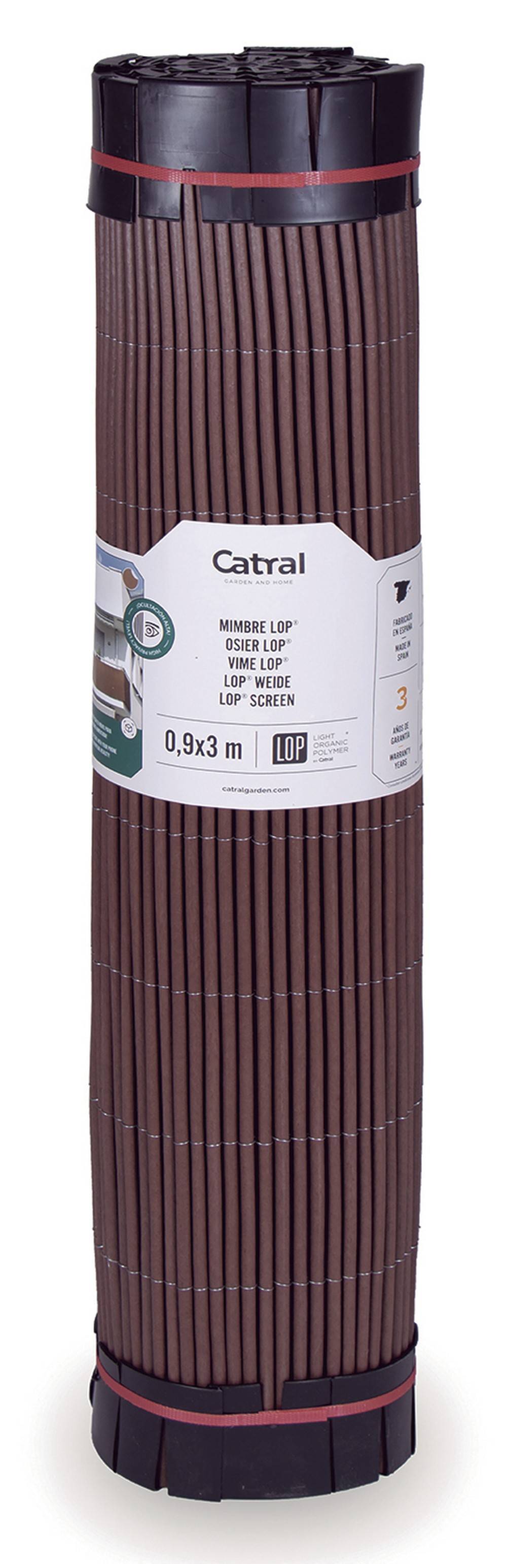 Nortène - Canisse d'osier semi-synthétique - Chocolat - 1,5x3m Nortene - Imagen 1