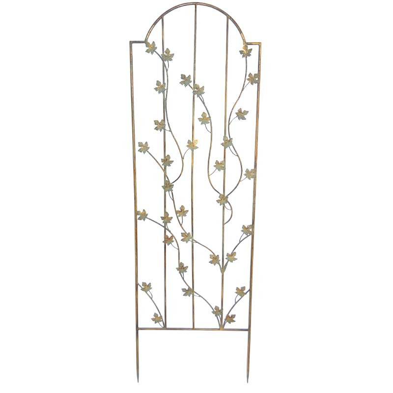 La Grande Prairie - Treillage jardin fer Feuilles 50x156cm - Image 2