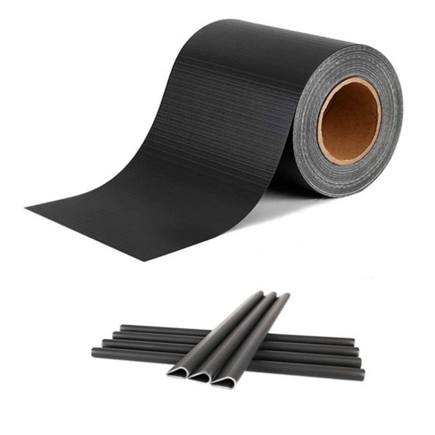 Sans Marque - Brise Vue Occultant Clôture en PVC 450 g/m² - 70 m x 19 cm - 70 clips de montage - Toilinux - Imagen 3
